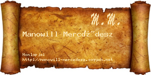 Manowill Mercédesz névjegykártya